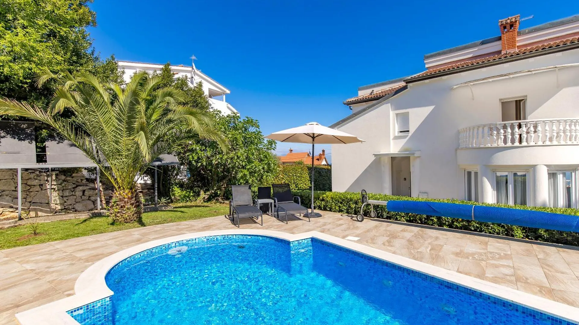 Villa Garden Apartment With Pool Opatija