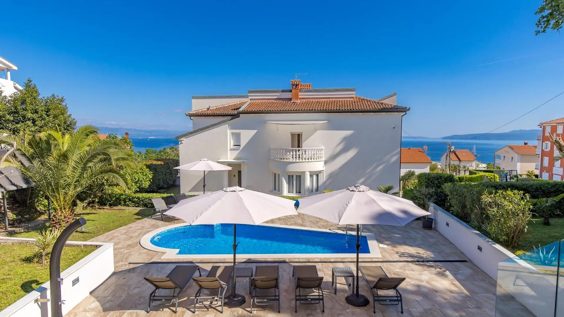 Villa Garden Apartment With Pool Opatija