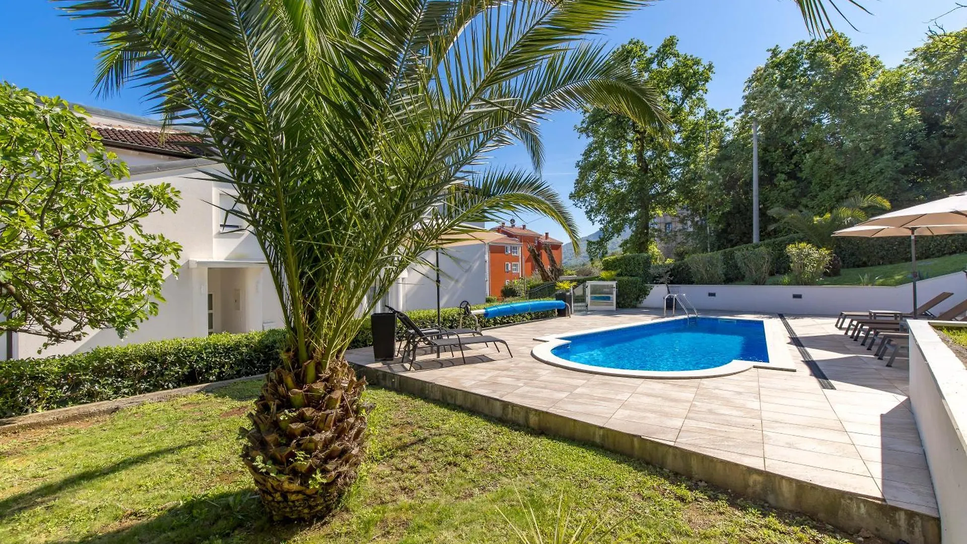 Villa Garden Apartment With Pool Opatija Croatia
