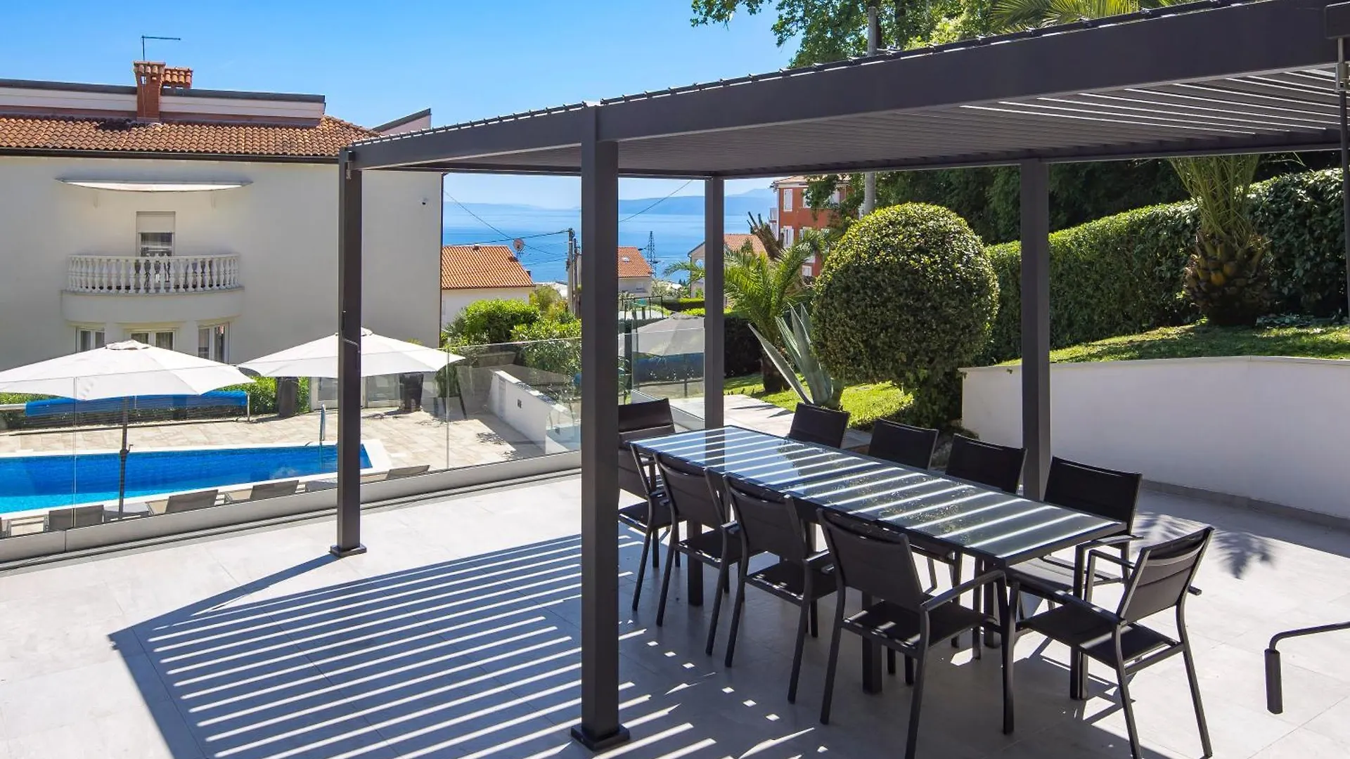 Villa Garden Apartment With Pool Opatija Kroatien